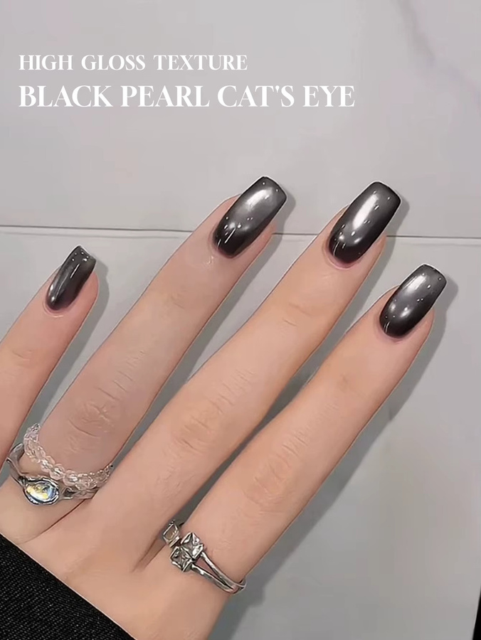 MISS MIANEL Gel-Nagellack, schwarz, 12 ml - Bild 4