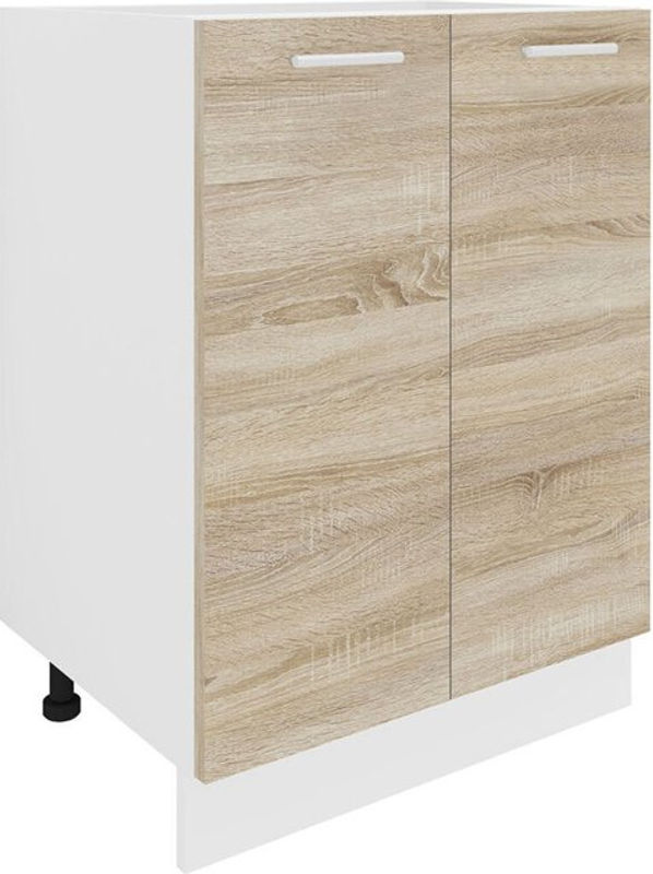 VCM Küchenunterschrank Esilo mit zwei Drehtüren und Fachboden, H x B x T: 82 x 60 x 46 cm - Bild 2