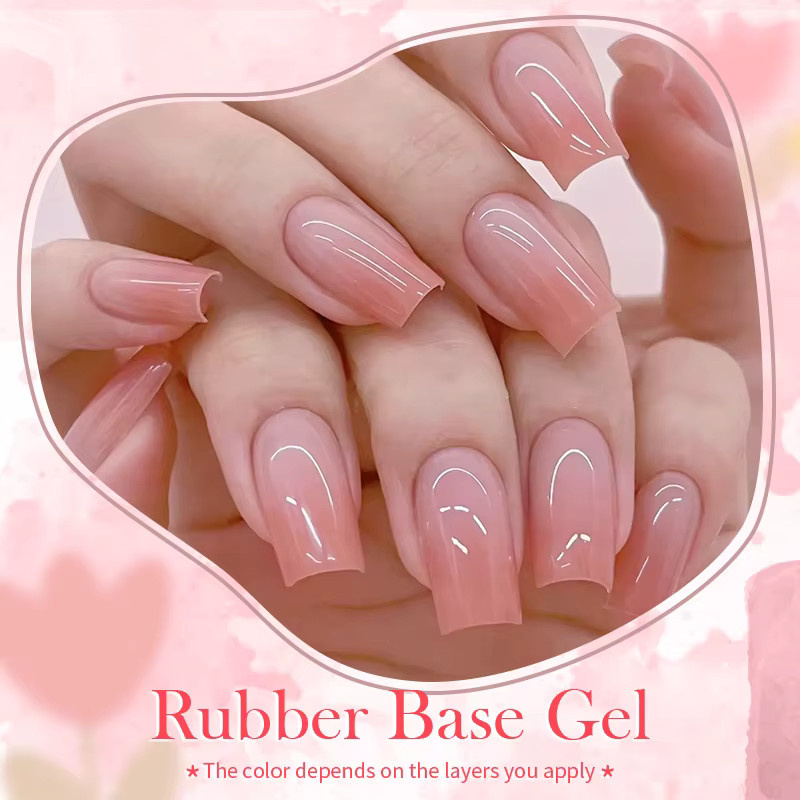 BORN PRETTY Nude Rubber Base Gel, 15 ml, Milchweiß - Bild 2