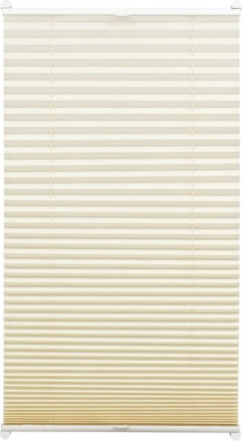 Gardinia EasyFix Plissee mit 2 Bedienschienen, Elfenbein, B: 65 cm, H: 130 cm - Bild 1