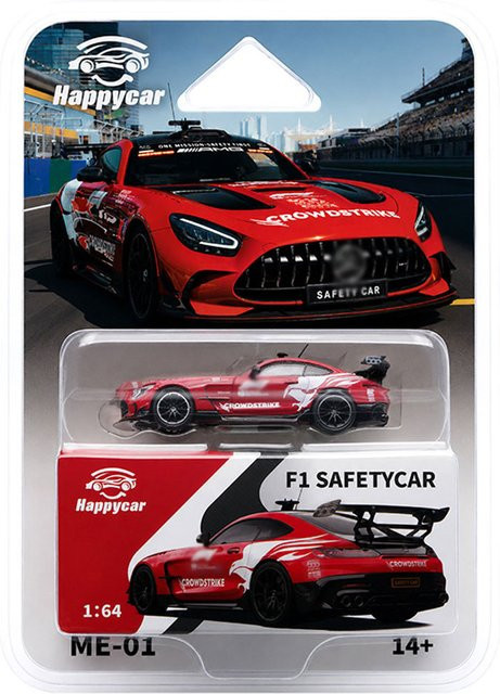 HappyCar F1 Safety Car, Diecast-Modellauto, 1:64, ab 14 Jahren - Bild 1