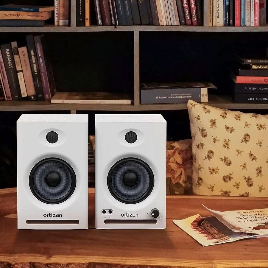 Ortizan Audio Bookshelf Aktivlautsprecher Studio Monitor mit Bluetooth 5.3 und USB DAC für Computer, TV und HiFi-Systeme - Bild 5