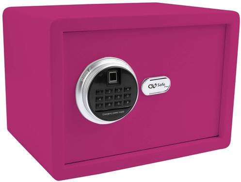 Olympia 7107 Gosafe 120FP Tresor mit Fingerabdruckschloss, Zahlenschloss und Schlüsselschloss in Pink/Multicolor - Bild 1