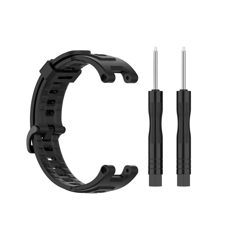 Amazfit Uhrenarmband Silikon, Schwarz, Unisex - Bild 3