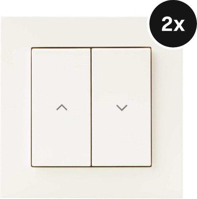 Eve Shutter Switch Matter Smart Rollladenschalter, 2-fach, 2er-Set, Weiß - Bild 1