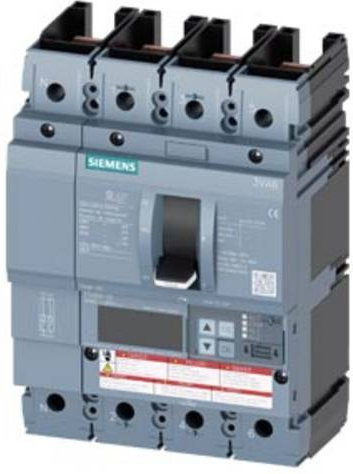 Siemens 3VA6110-6JP41-0AA0 Leistungsschalter in Grau mit einem Einstellbereich von 40 - 100A und einer maximalen Schaltspannung von 600 V/AC - Bild 1
