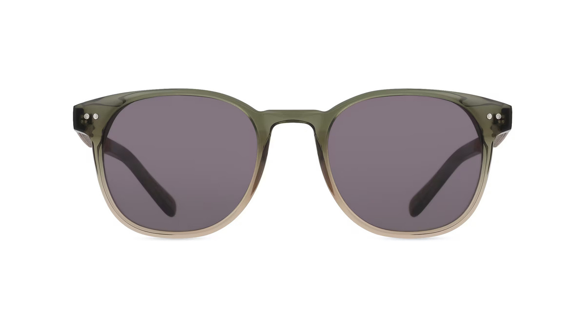 Woodfellas 10776 Sonnenbrille, Vollrand, Panto, Kunststoff, Unisex, braun - Bild 1