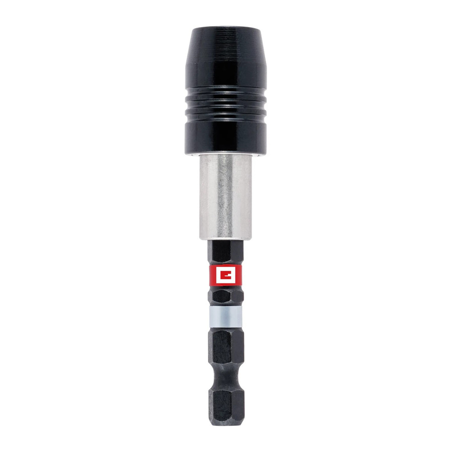 Einhell Impact-Schnellwechselbithalter mit Doppel-Torsion, 1/4 Zoll E6.3 Schaft, Schwarz - Bild 2