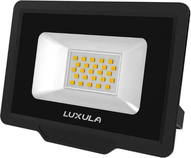 LUXULA LED Fluter 20W Außenstrahler Schwarz IP65 4000K Neutralweiß 2000lm - Bild 1