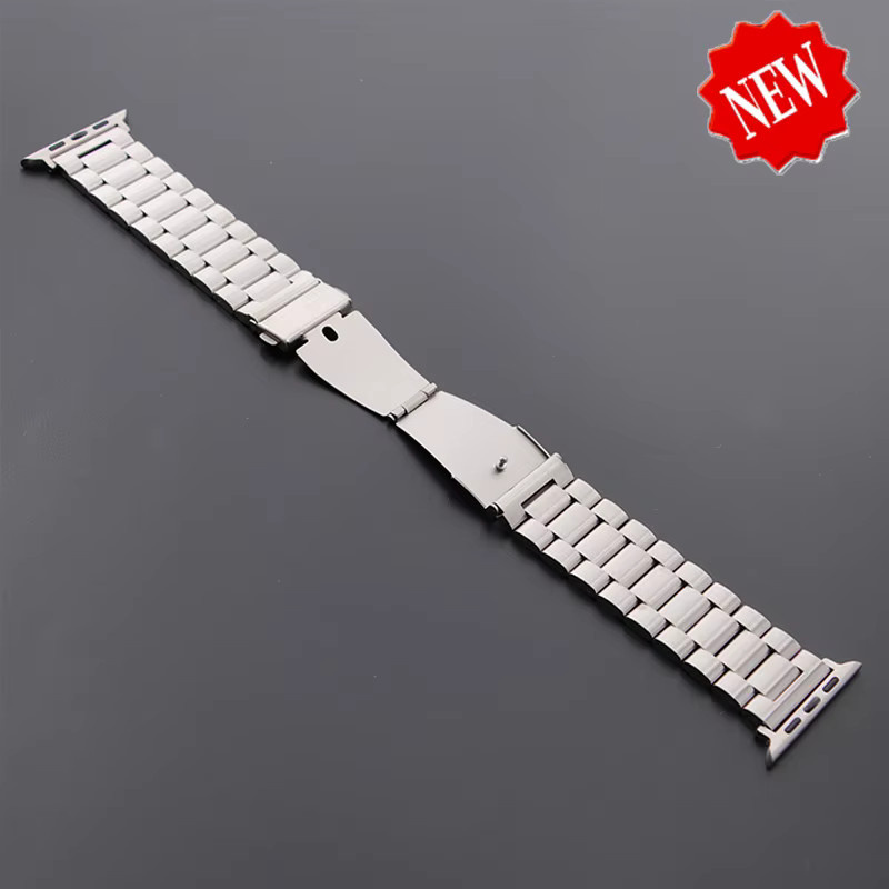 CAOWTAN Uhrenarmband Edelstahl, Silber, Unisex - Bild 4