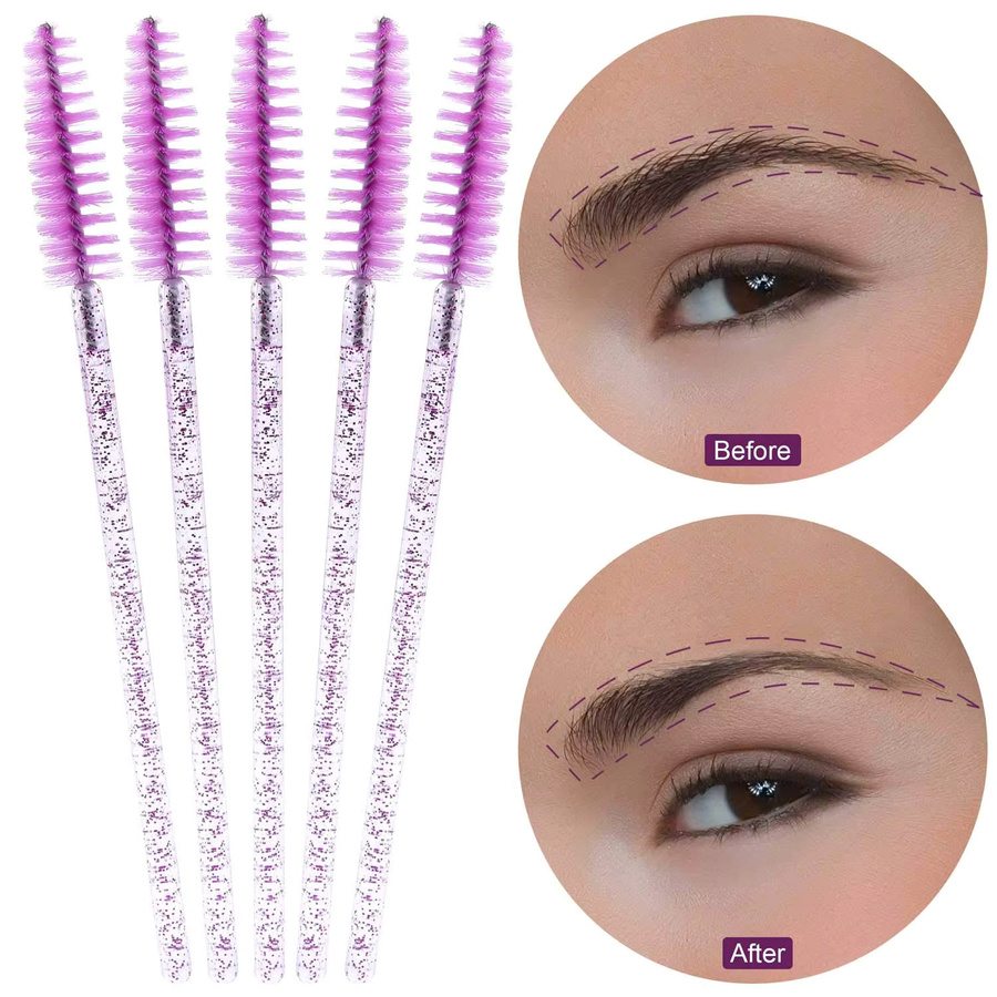 CNKESS Einweg-Mascara-Zauberstäbe, Wimpernbürsten, Pink, 1000 Stück - Bild 3