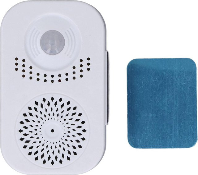 Neoglint Drahtlose Türklingel mit Bewegungssensor, Sprachansage und Lautstärkeregelung, USB, Weiß - Bild 1