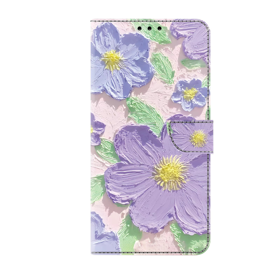Magnetische Leder-Flip-Hülle für Motorola Moto G Stylus Power 5G in Lila - Bild 2