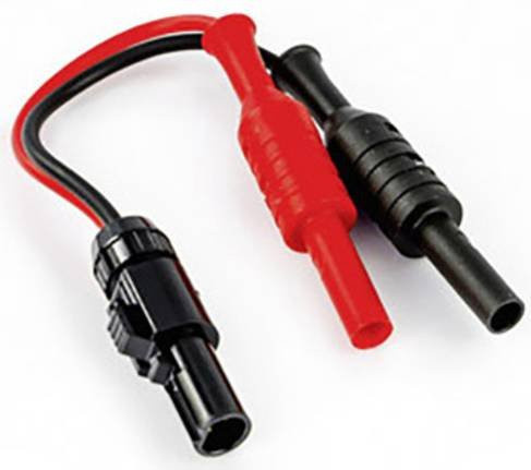 HT Instruments 1003220 ABNACON Adapter mit Barrel-Plug in Rot - Bild 1