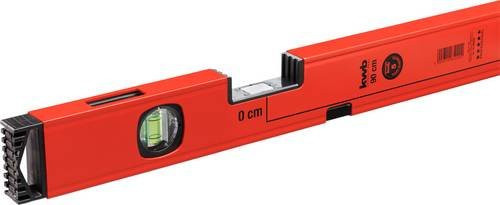 Kwb Leichtmetall-Wasserwaage aus Aluminium in Rot, Länge: 90 cm - Bild 1