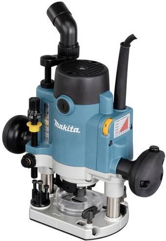 Makita Oberfräse RP1111CJFA mit 1100 W und 12-teiligem Fräser-Set im MAKPAC - Bild 1
