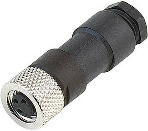 Binder 99-3400-00-03 Sensor-Aktor-Steckverbinder M8 Buchse gerade unkonfektioniert 3 Polzahl schwarz - Bild 1