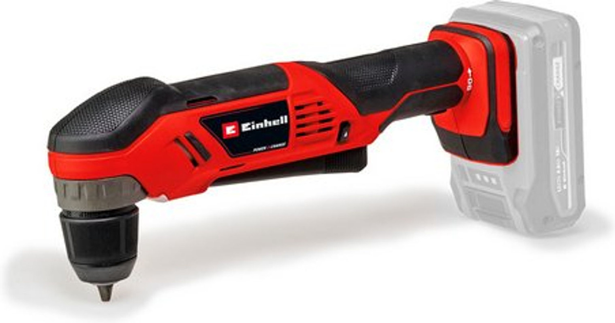 Einhell Power X-Change Akku-Winkelbohrschrauber TE-AD 18 Li Solo, 18V, Schwarz-Rot - Bild 2