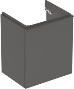 Geberit Waschtischunterschrank Smyle Square in Lava Matt, Wandmontage, Rechtsausführung, B/H/T: 53,6 x 61,7 x 43,3 cm - Bild 1