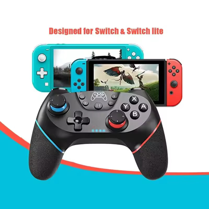 AyeBeau USB Bluetooth Kabelloser Controller für Nintendo Switch, OLED Lite und PC Gamepad in Schwarz oder Blau - Bild 5
