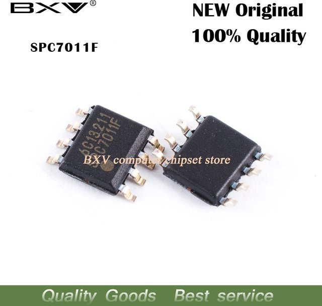 10 Stück SPC7011F SOP-8 Chipsatz in Schwarz von BXV - Bild 1
