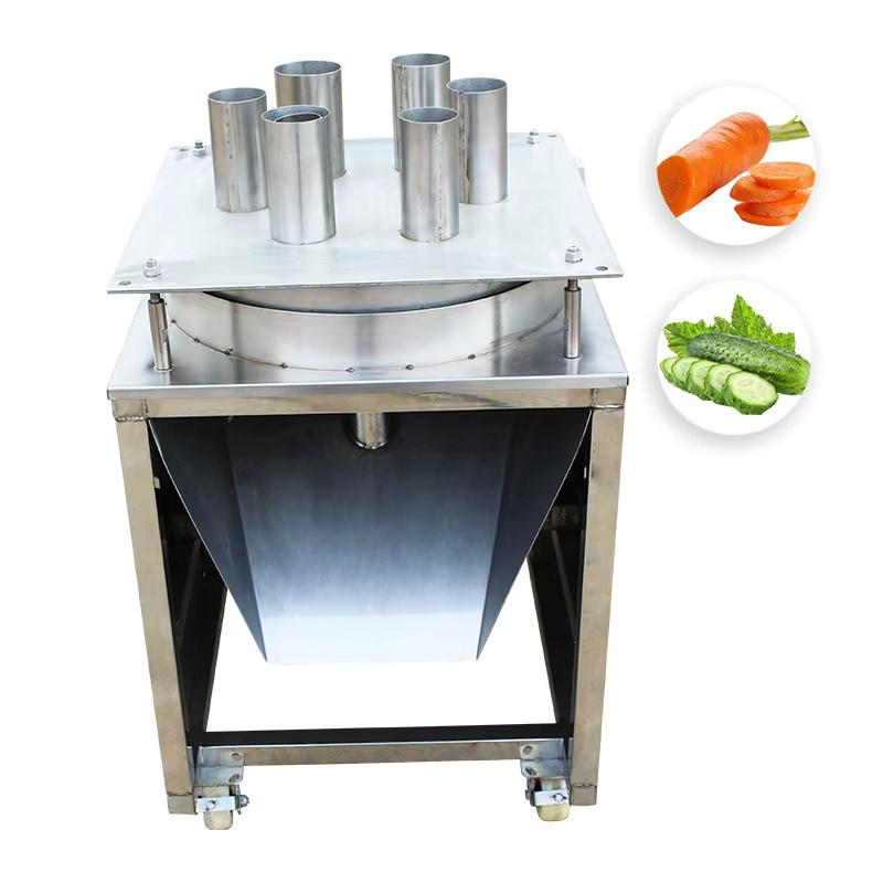 Li Gong Manueller Zwiebelringe Slicer und Kartoffelchips Schneidemaschine aus Edelstahl in Silber - Bild 2