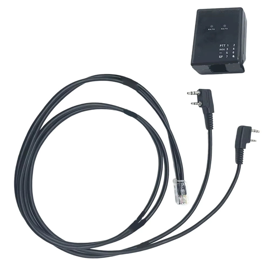 Baofeng K-Typ Repeater-Box für Walkie-Talkie UV/VU-Band Zwei-Wege-Funkstation Zubehör, Schwarz - Bild 5