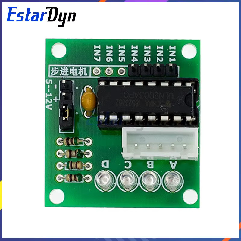 Estardyn 28BYJ-48 Schrittmotor mit ULN2003 Treiberplatine 5V 4-Phasen DC Getriebe für DIY Projekte mit PIC MCU - Bild 3