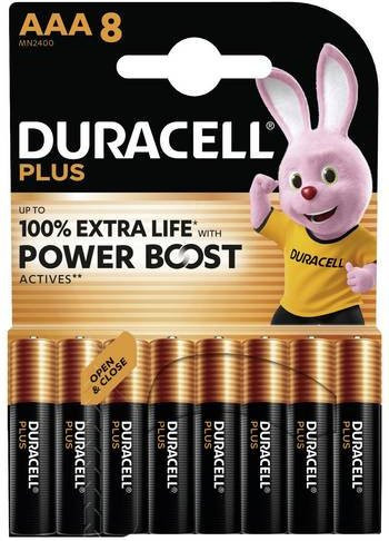 Duracell Plus Alkaline Batterien AAA 1,5V, 8 Stück - Bild 1