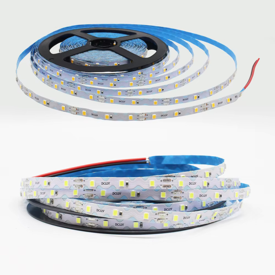 WeeTisa S-förmiges LED-Streifenlicht SMD2835 Flexband für Buchstabenschilder und Hintergrundbeleuchtung, DC12 V, 10 m, 60 LEDs/m, warm-kaltweiß - Bild 5