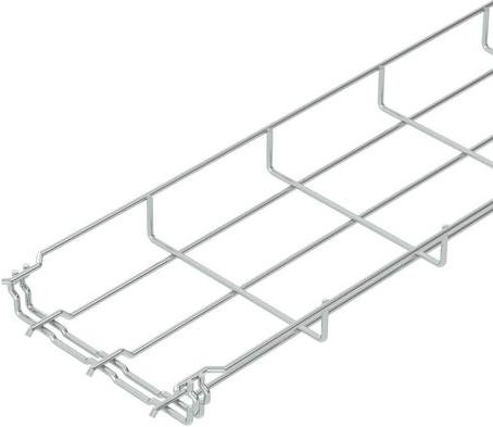 OBO Bettermann Gitterrinne 6000063 in Silber, L x B x H: 300 x 15 x 3,5 cm - Bild 1