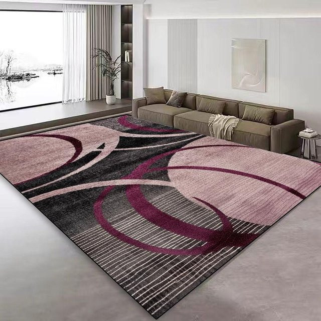 Karpetti Nordischer Abstrakter Teppich in Mehrfarbig, Modernes Geometrisches Design, Rutschfest und Waschbar, B: 200 cm, T: 300 cm - Bild 1