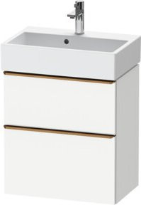 Duravit Waschtischunterschrank D-Neo Compact in Weiß, Wandhängend, B/T/H: 58,4 x 37,2 x 62,5 cm - Bild 1