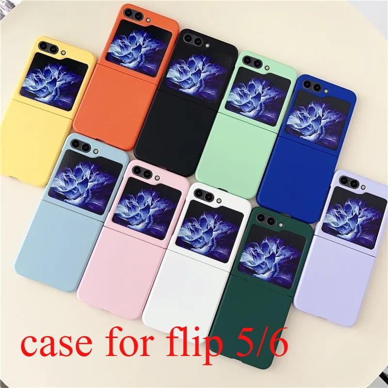 Samsung Galaxy Z Flip 7 Hülle Ultra Dünn Matt mit Farbverlauf Stoßfestes Hardcase aus PC in Blau, Lila, Orange, Gelb oder Grün - Bild 2