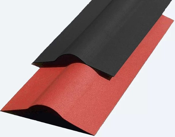 Windfedern Bitumen in Schwarz, Breite: 90 cm - Bild 1