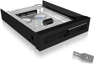 ICY BOX IB-2217ASTS 3.5 Zoll SATA Festplatten-Einbaurahmen in Schwarz - Bild 1