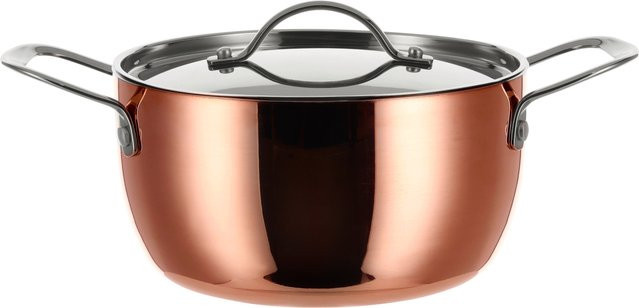 SILVERCREST Saucepan aus Edelstahl mit Kupferbeschichtung und Keramik, Durchmesser: 20 cm - Bild 1