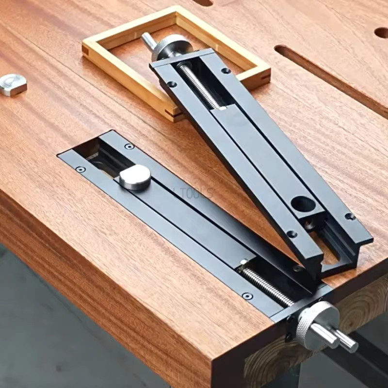 LTOOLS Präzisions-Schraubstock aus Aluminiumlegierung für die Holzbearbeitung, Schwarz, 20mm Loch - Bild 6