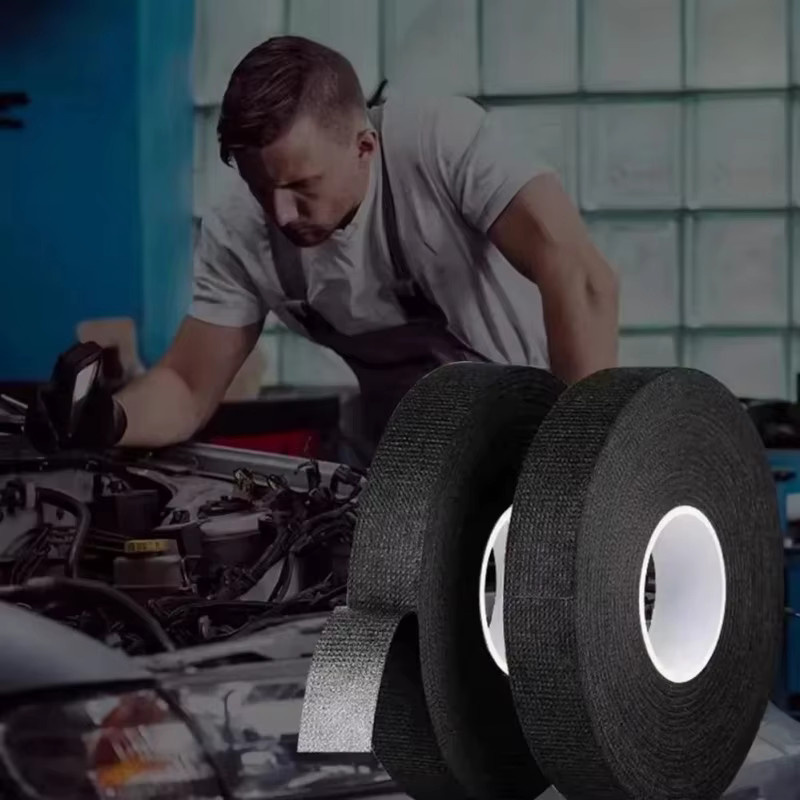Hitzebeständiges elektrisches Isolierband in Schwarz für den Auto-Kabelbaum, wasserdichtes Klebeband zum Schutz von Kabeln - Bild 6