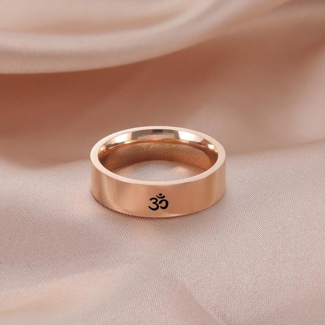 Ring Edelstahl, Roségold, Unisex - Bild 1