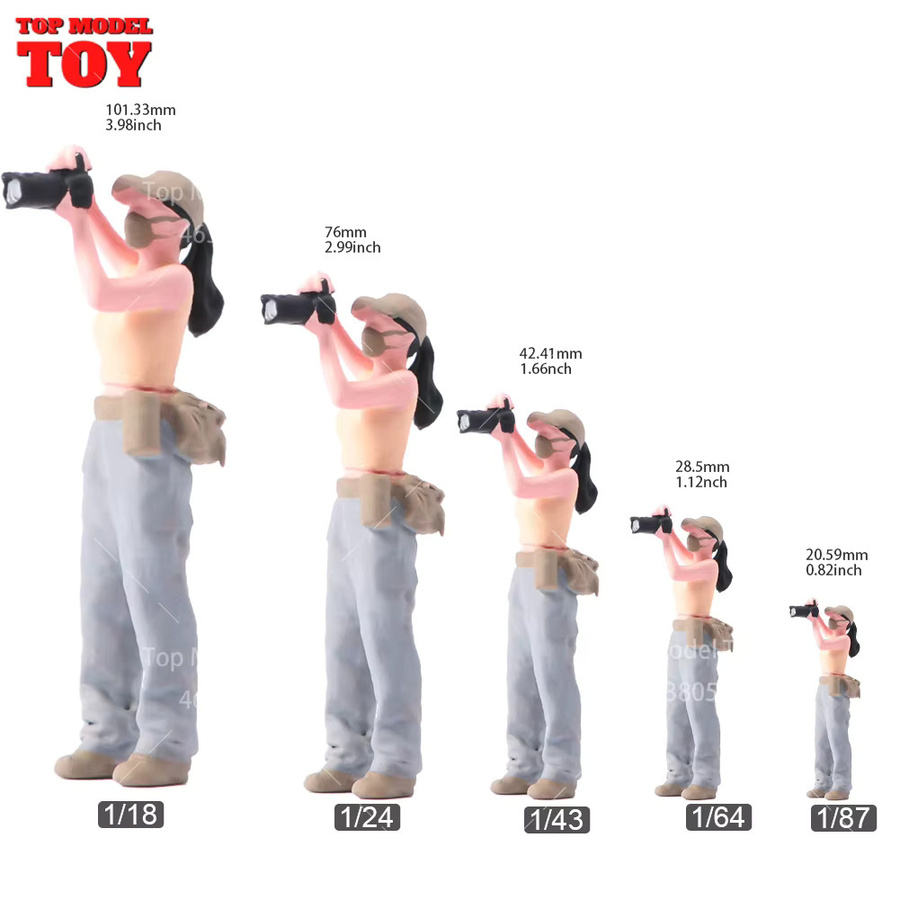 MAK Bemalte Miniaturen, Professioneller Fotograf, Figur, Unbemaltes Modell - Bild 4