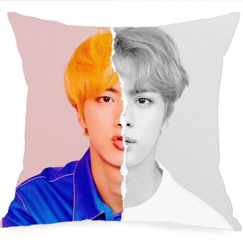 Bangtan Boys BTS Face Yourself Kissenbezug in Schwarz und Multicolour, Material: Pfirsichhaut, B/T/H: 45 x 45 x 1 cm - Bild 5