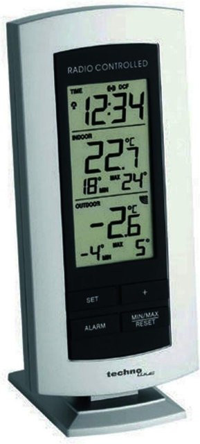 Technoline Wetterstation WS 9140 in Silber - Bild 1
