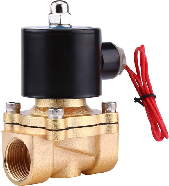 Elektrisches Magnetventil von TOMTOP JMS mit Zinklegierungskörper für Wasser, Öl, Luft und Gas, AC 220 V, 34 NC - Bild 1