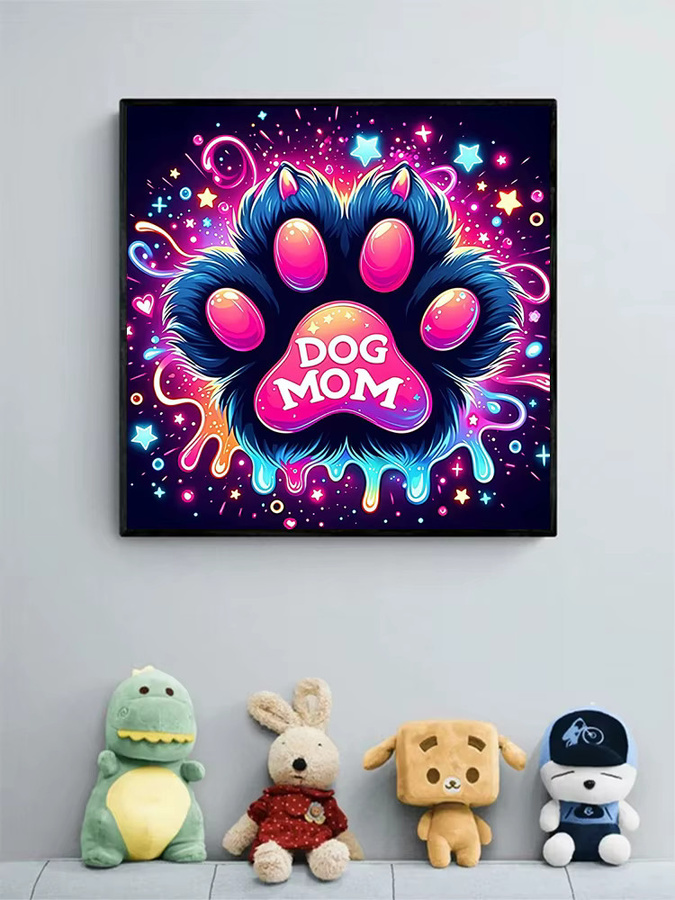 EverShine DIY 5D Diamant-Stickerei Set mit Pfoten-Design in Multicolour, Breite: 20 cm, Höhe: 20 cm - Bild 4