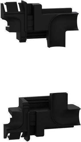 Schneider Electric PanelSeT SFN Türstopper für elektrische Gehäuse mit Doppeltür, 2er-Set, Schwarz, Stahl - Bild 1