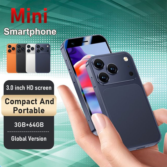 VIQEE Hyundai Android Smartphone in Blau mit 3 Zoll HD-Display, 3 GB RAM und 64 GB Speicher - Bild 1