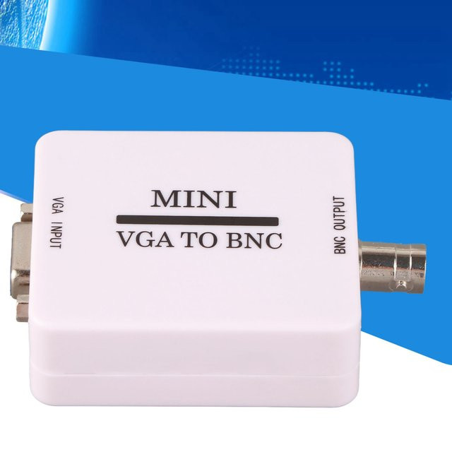 Dodocool Mini HD VGA zu BNC USB Videokonverter für HDTV-Monitore und Computer in Weiß - Bild 1