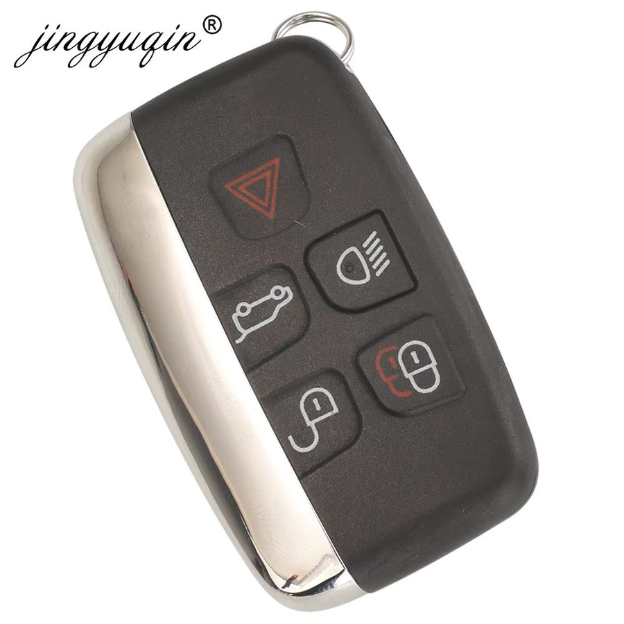 Jingyuqin Smart Car Key Shell in Schwarz für Land Rover Discovery 4, Range Rover Sport, Evoque, Vogue, LR2, LR4 sowie Jaguar Freelander, XFL, XE, XJ - Bild 3