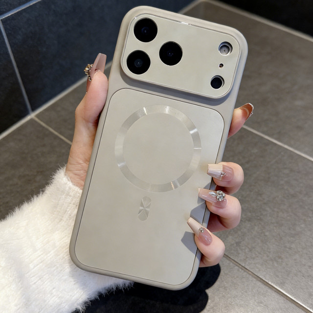 AG Matte Sofort-Schutz 17 Handyhülle für iPhone 17 16 15 14 13 Pro Max mit Magsafe Magnetischer Abdeckung in Blau - Bild 1